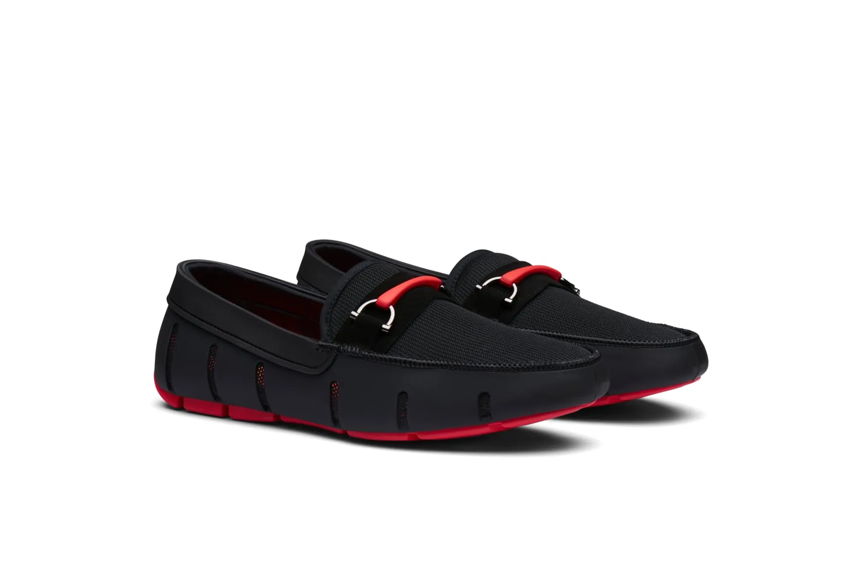 SWIMS Men's Sporty Bit Loafer, Black, 9