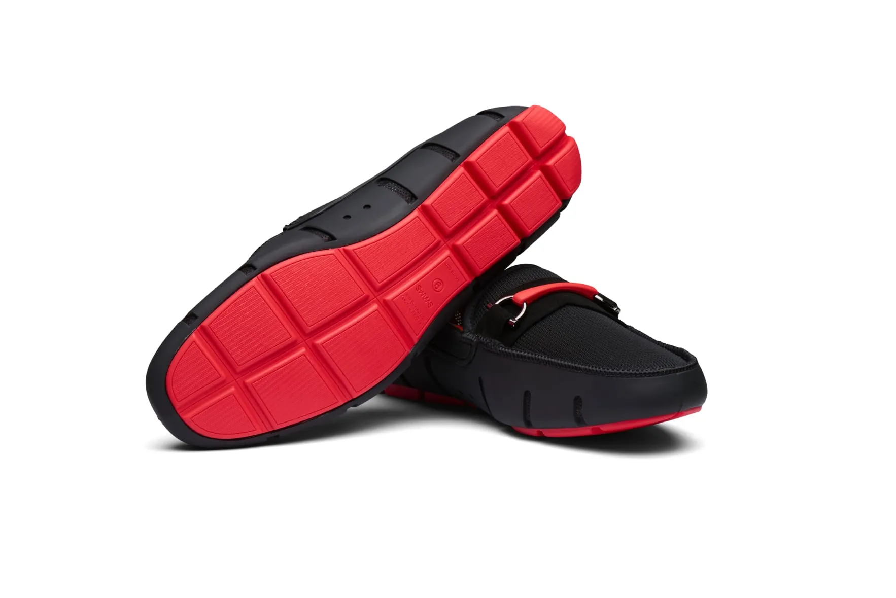 SWIMS Men's Sporty Bit Loafer, Black, 9