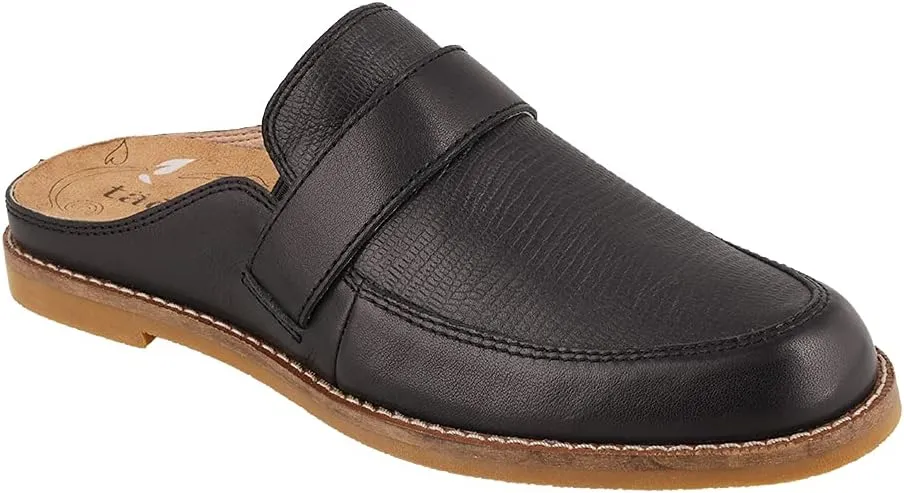 Taos Women's Royal Mule Black Snake Emboss 6.5
