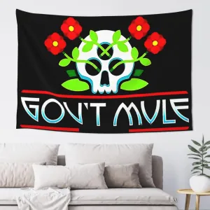 Teyusain Gov't Rock Mule Band Tapestry Wall Hanging Posters 3D Printed Art Tapestry Home Decor 60X40 Inches