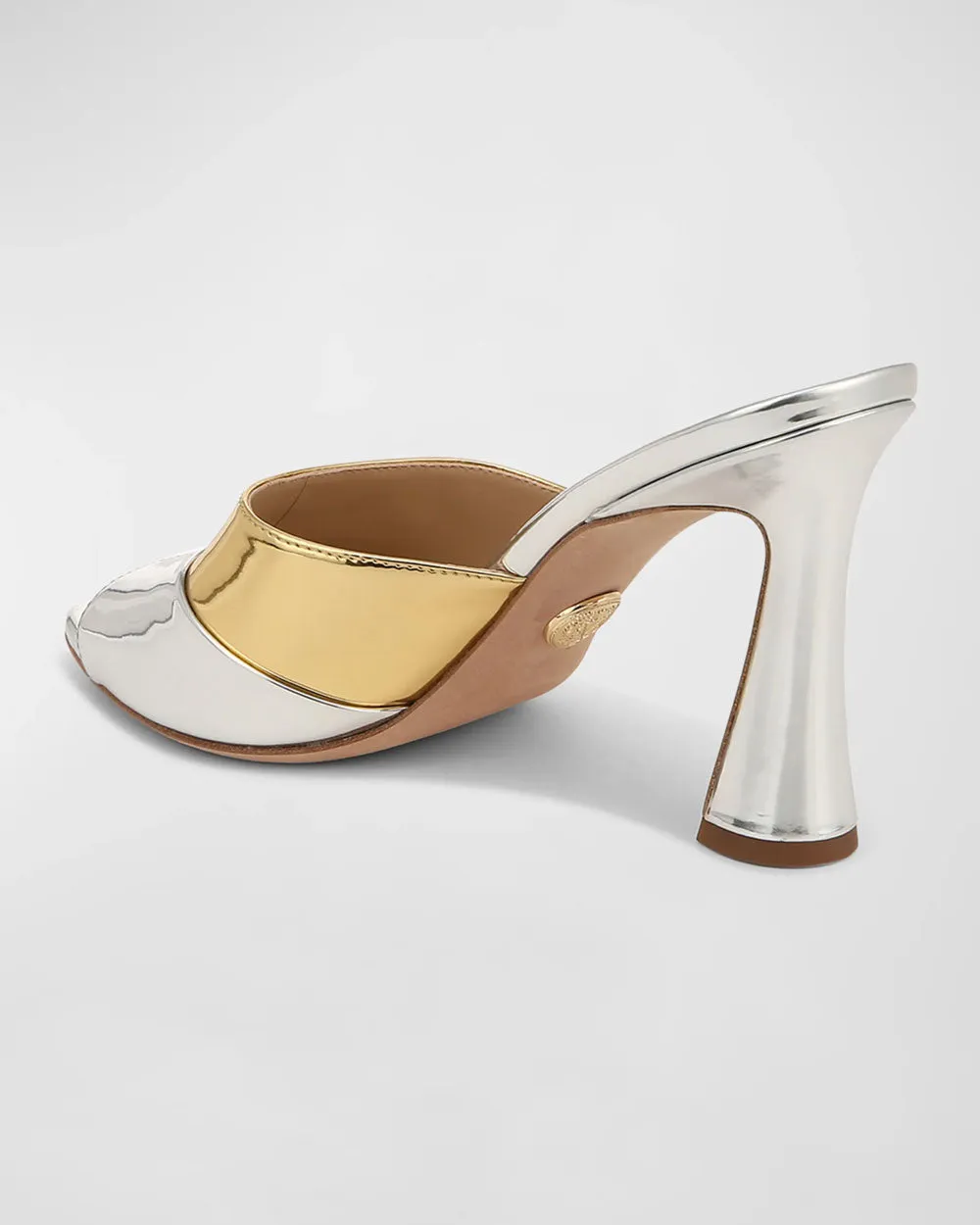 Thora Bicolor Metallic Mule