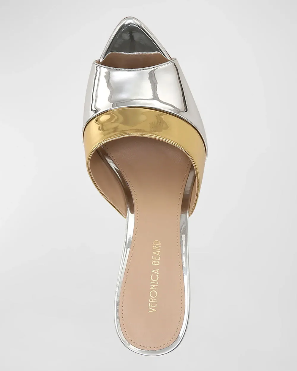 Thora Bicolor Metallic Mule