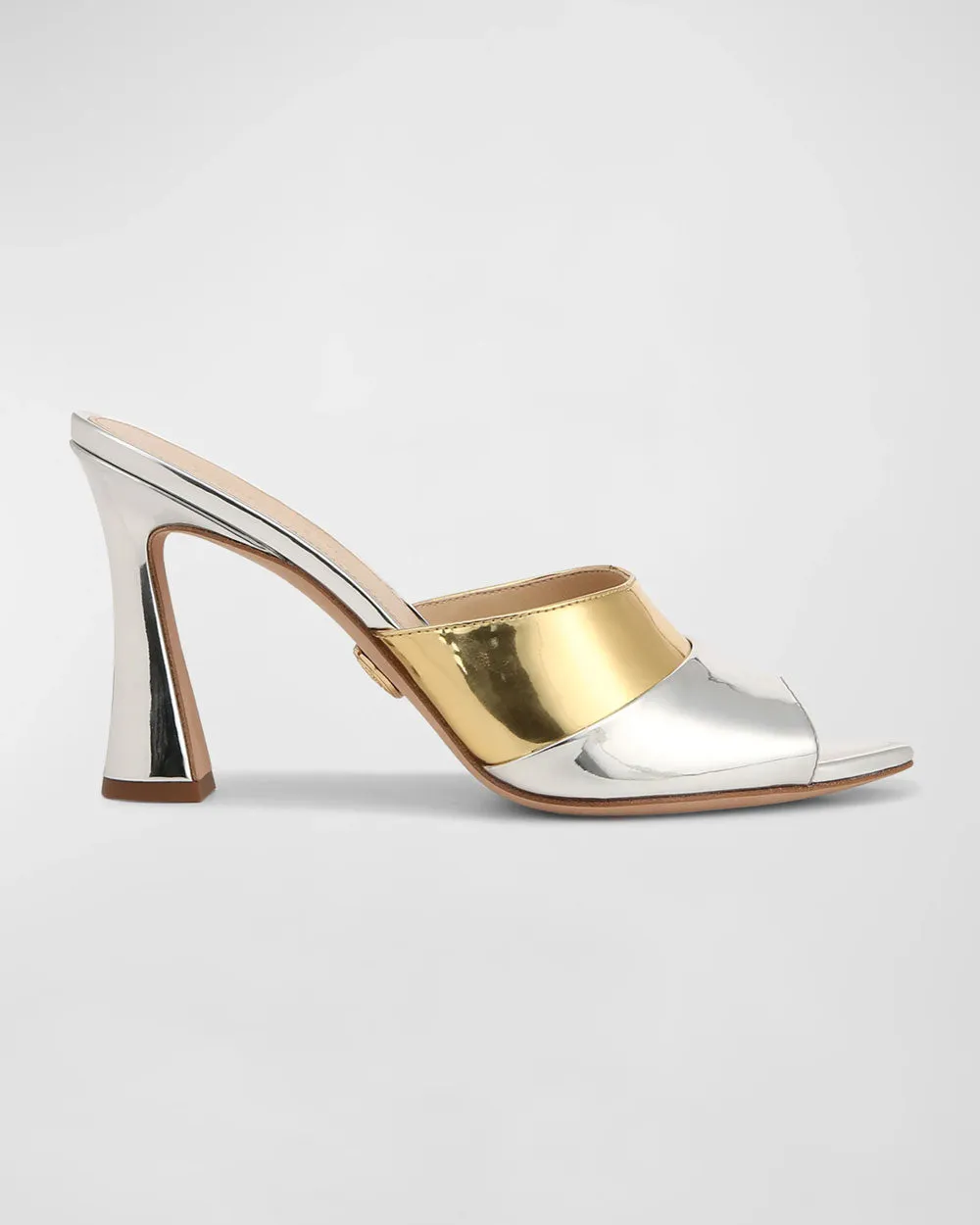 Thora Bicolor Metallic Mule