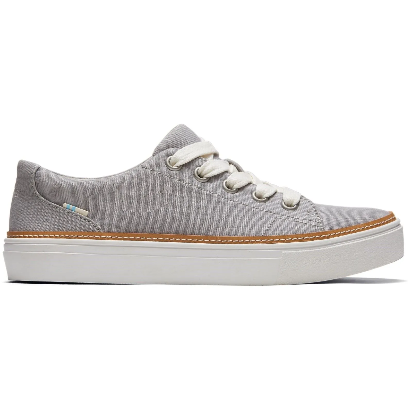 TOMS Women's Alex Canvas Trainer in Drizzle Grey