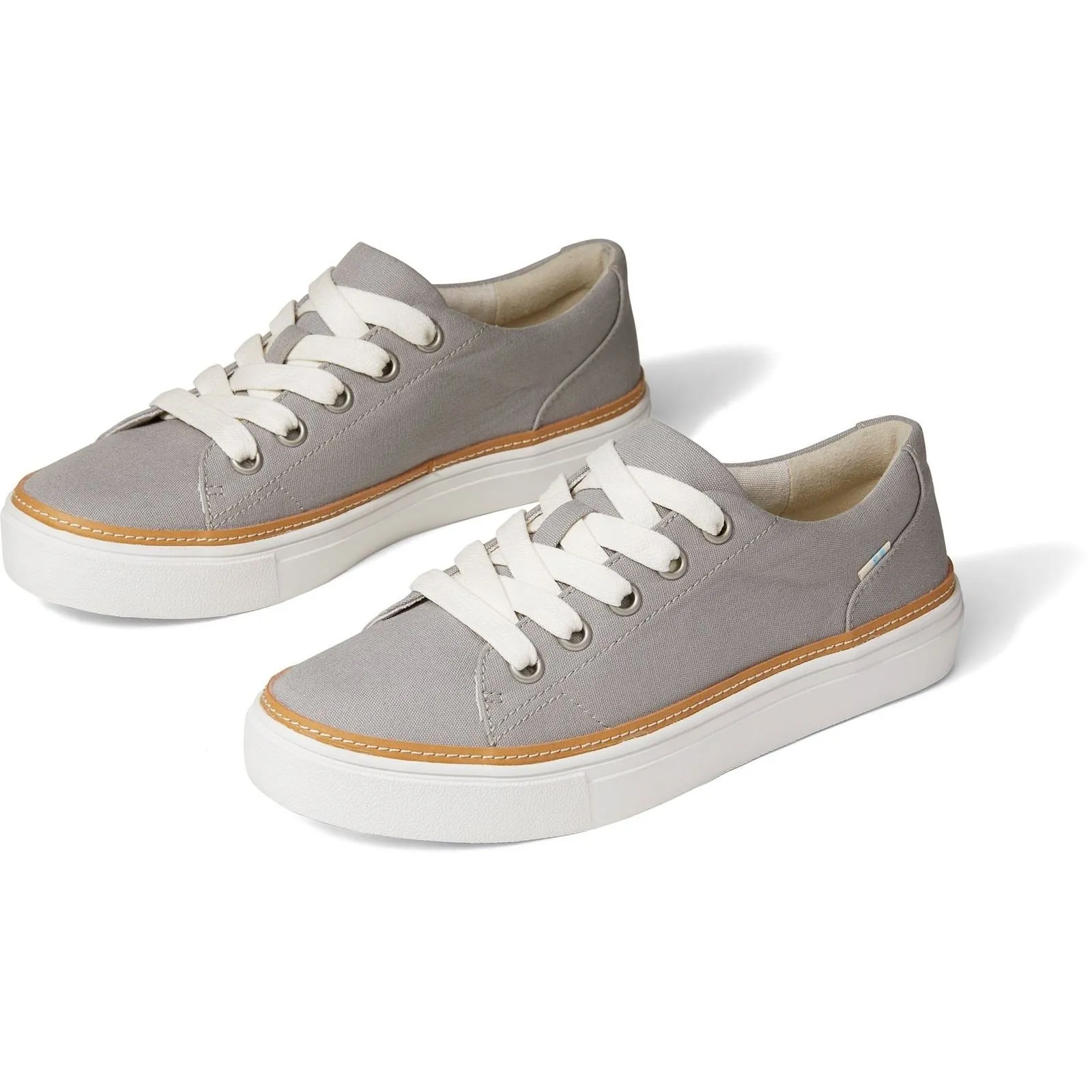 TOMS Women's Alex Canvas Trainer in Drizzle Grey