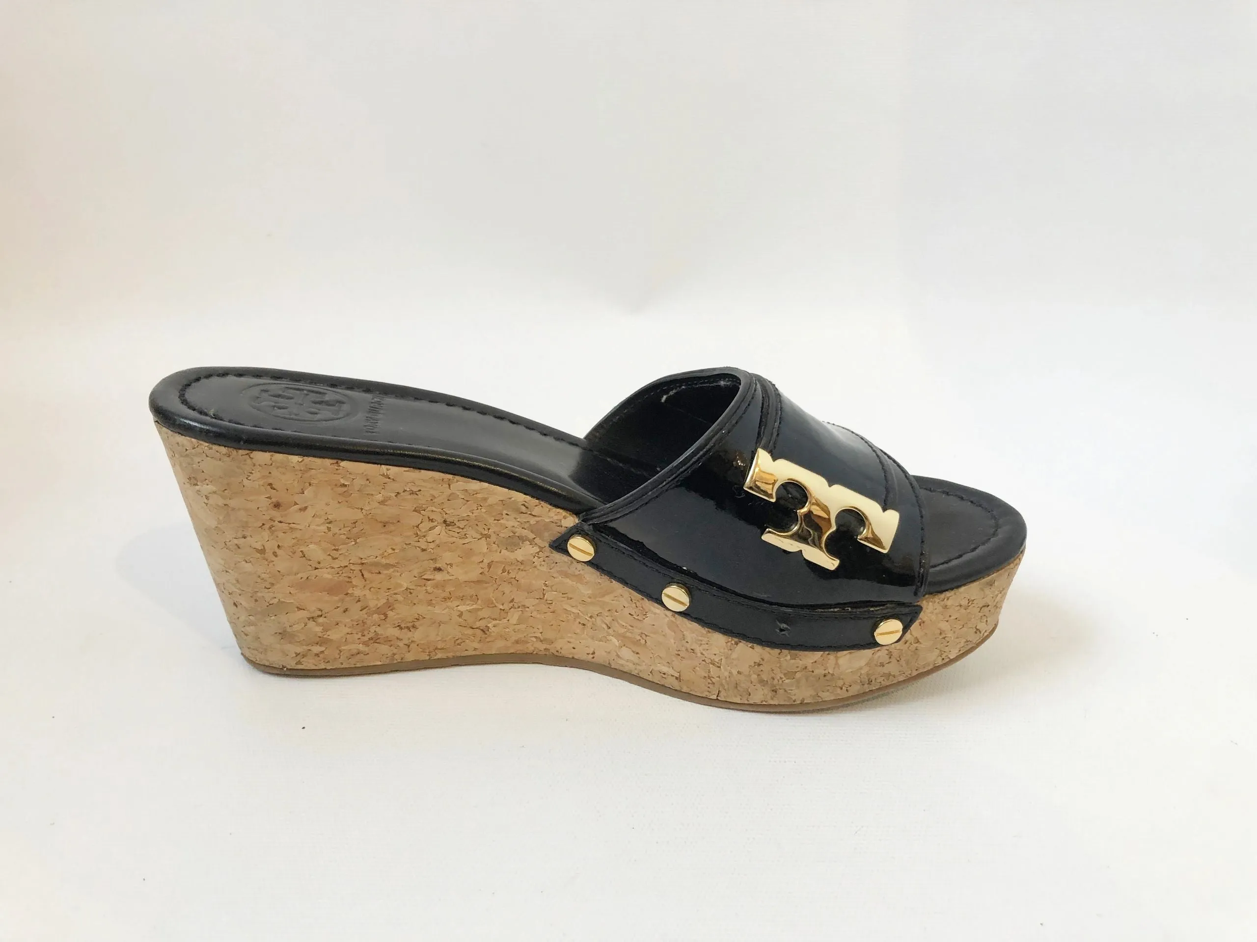 Tory Burch Patent Leather Slide Size 7 M