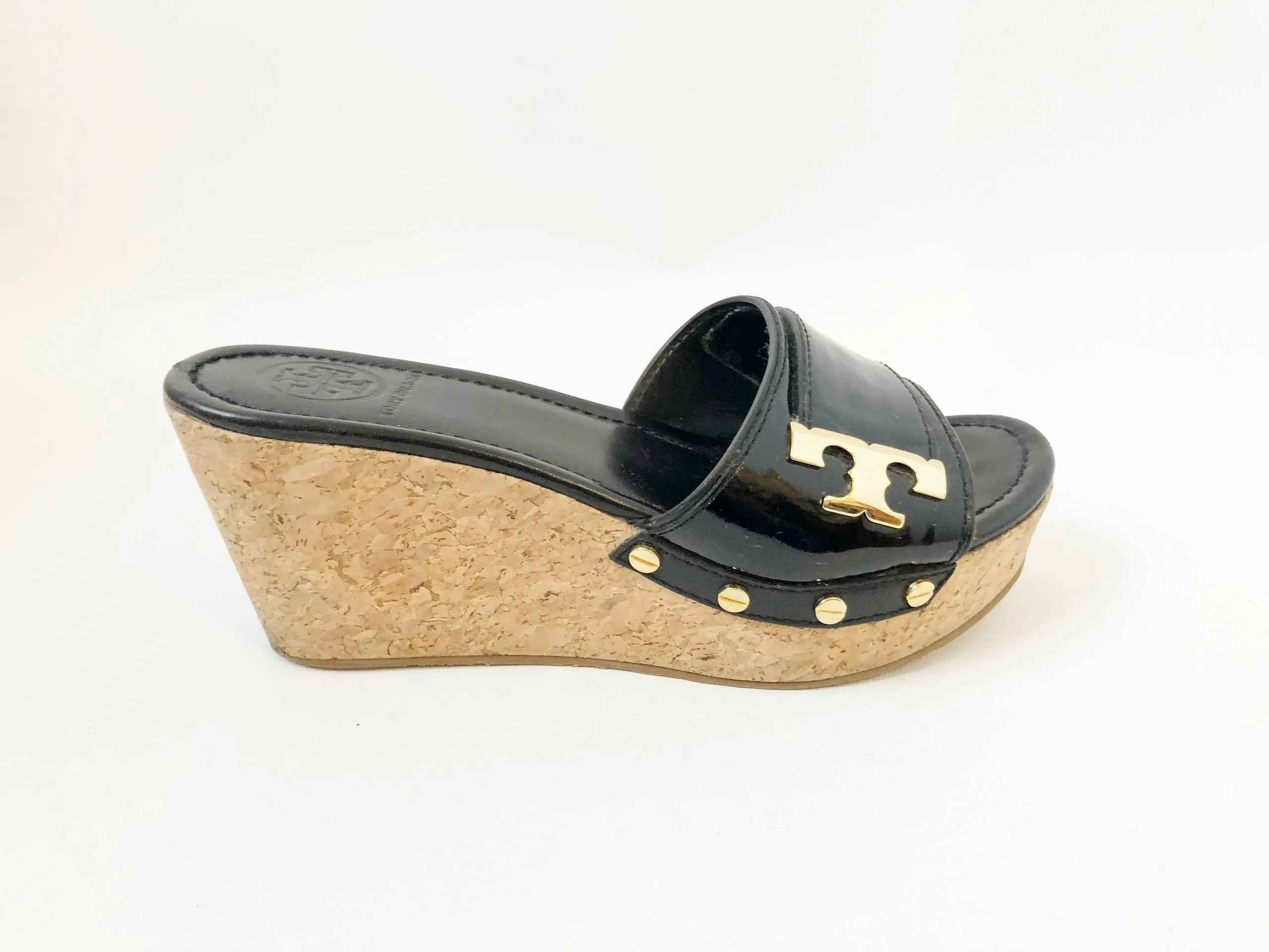 Tory Burch Patent Leather Slide Size 7 M