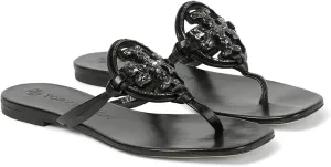 Tory Burch Women's Jeweled Miller Flat Thong Sandal