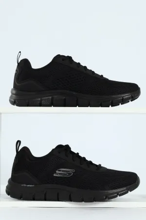 Track Lace Up Trainer - Black