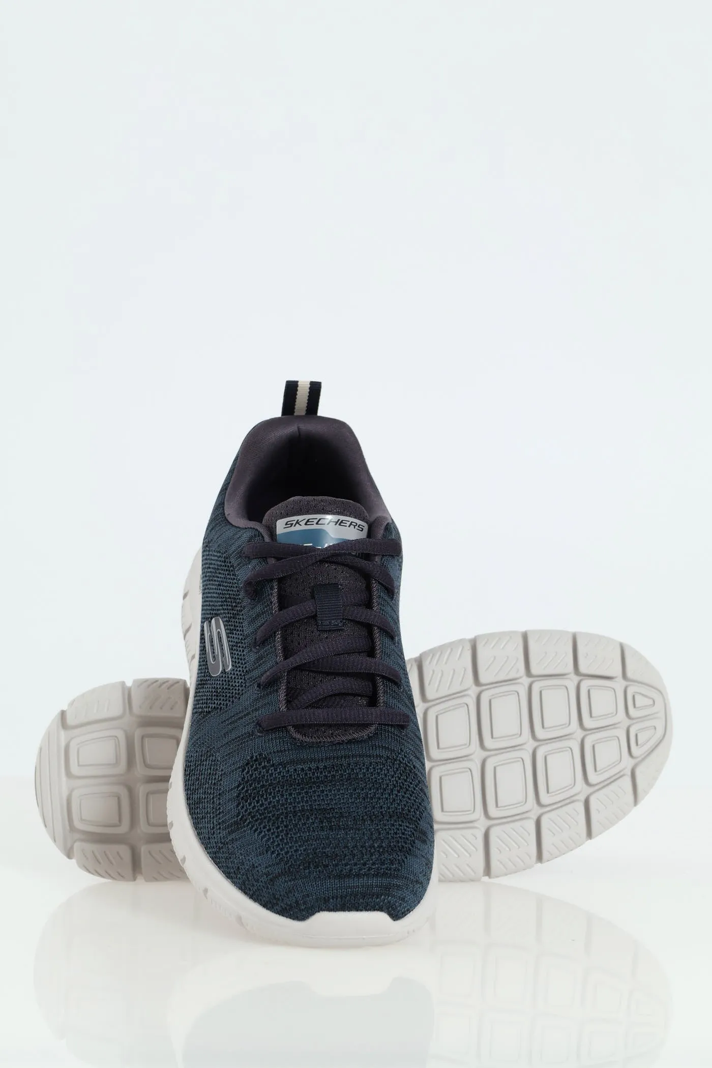 Track Lace Up Trainer - Navy