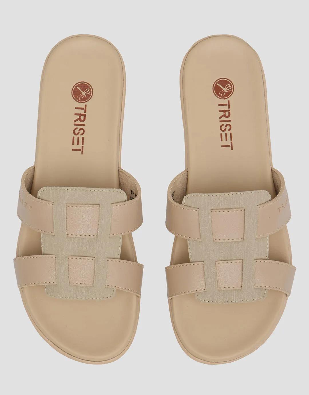 Triset Braid Strap Sandal Flat Wanita