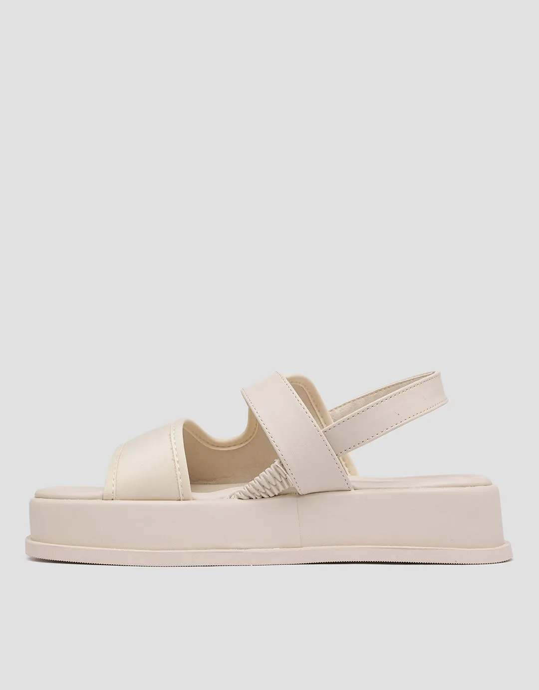 Triset Buckle Strap Sandal Flat Wanita