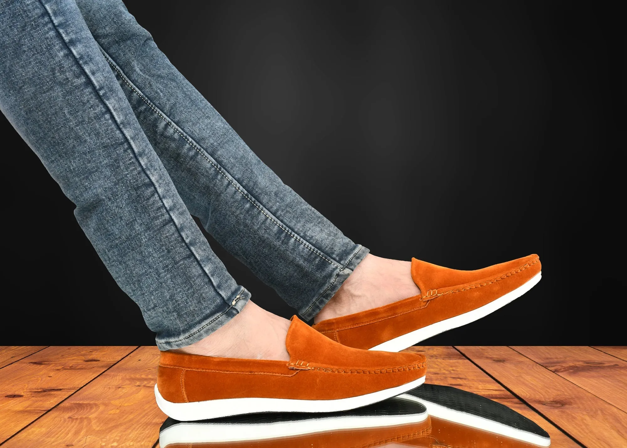 Velvet Classic Pull-on Loafer for Men  Tan