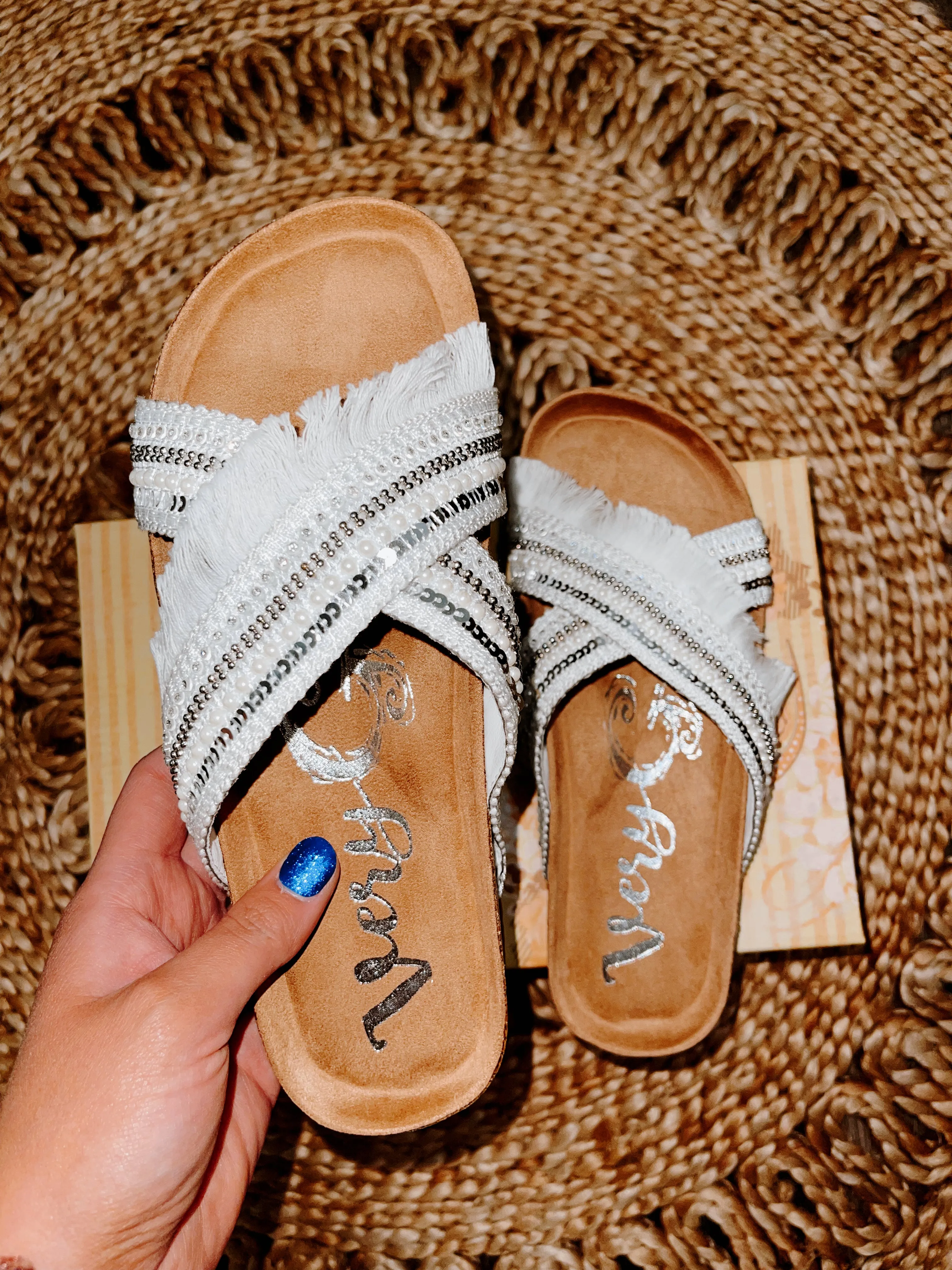 Very G Solar -Womens Boho Chic Slip On Sandal