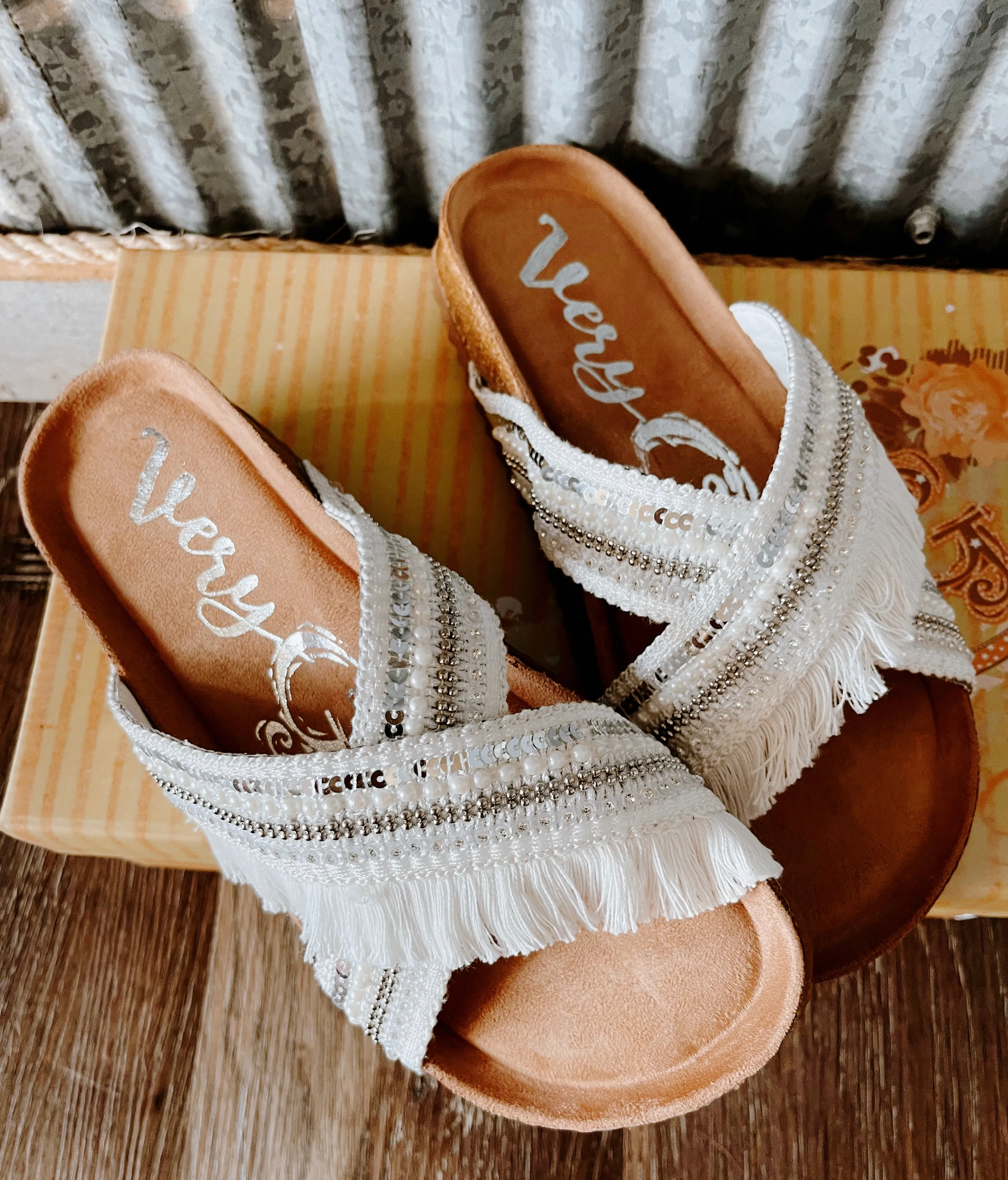 Very G Solar -Womens Boho Chic Slip On Sandal