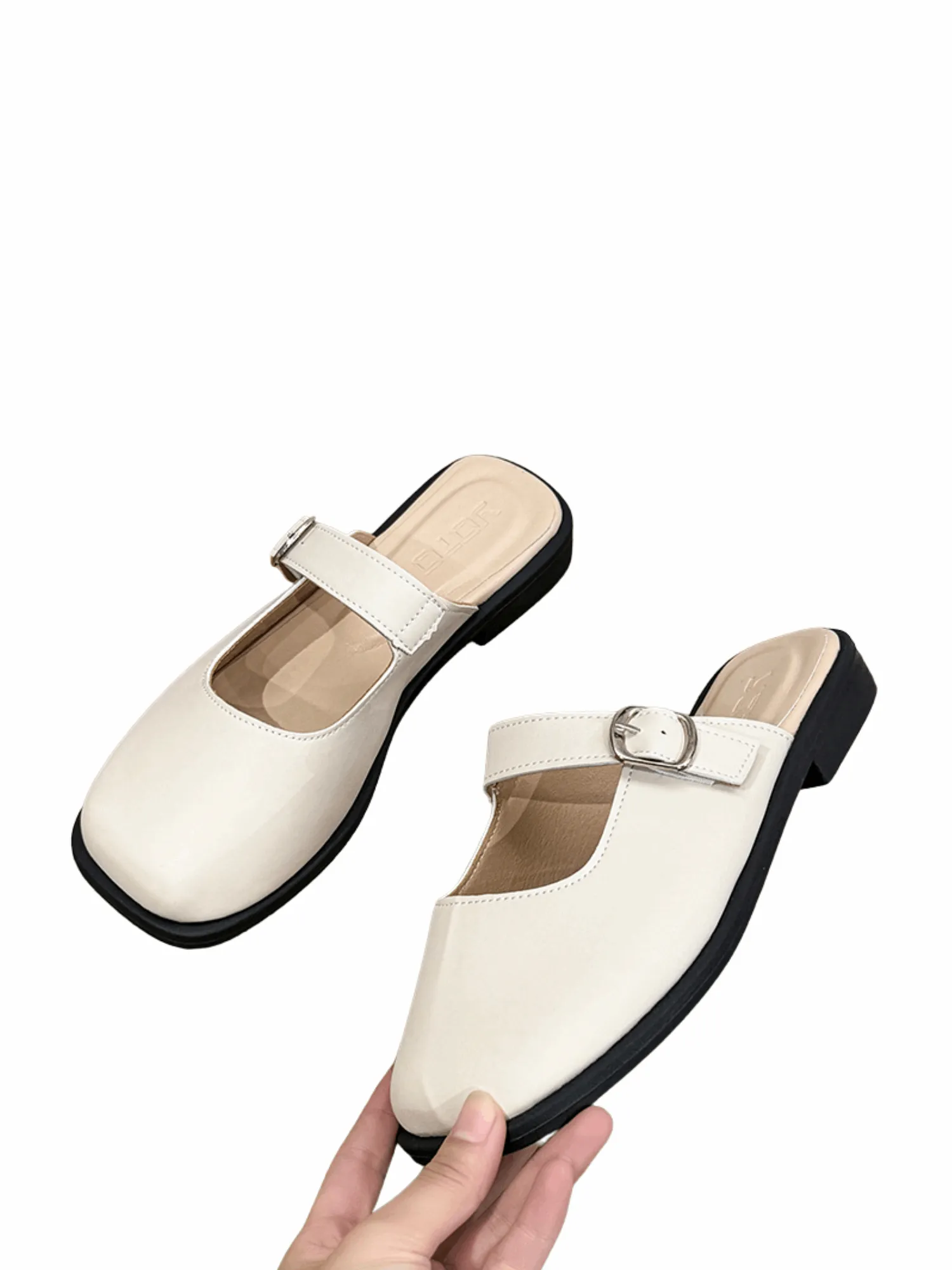Vita Pure Mule Slide Loafers-Black