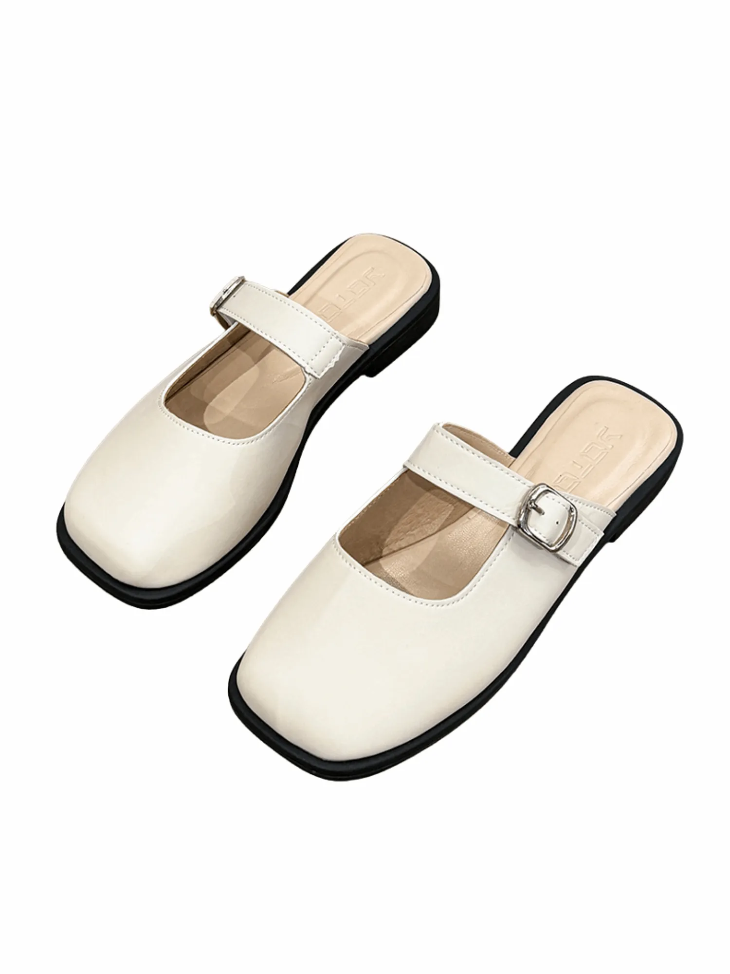 Vita Pure Mule Slide Loafers-Black