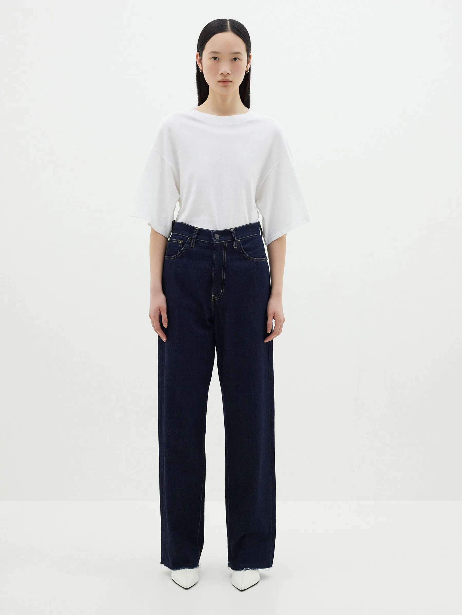 Waisted Athletic Short Sleeve T-Shirt