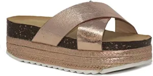 Women Platform Sandal Casual Beach Espadrille Slip On Summer Slides GG11