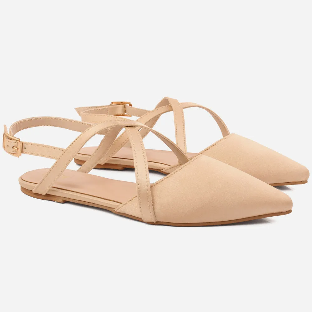 Women "Levanda" delicate ankle strap padded insole Sandals