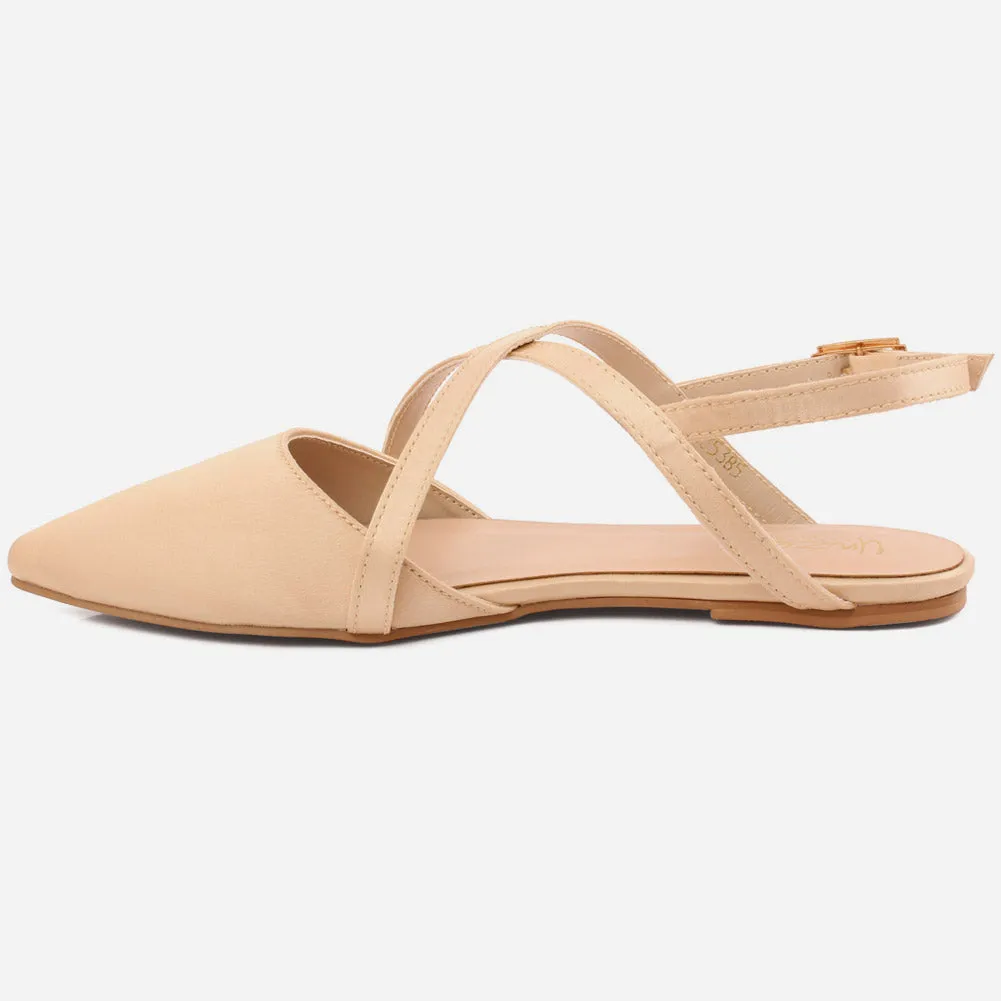 Women "Levanda" delicate ankle strap padded insole Sandals