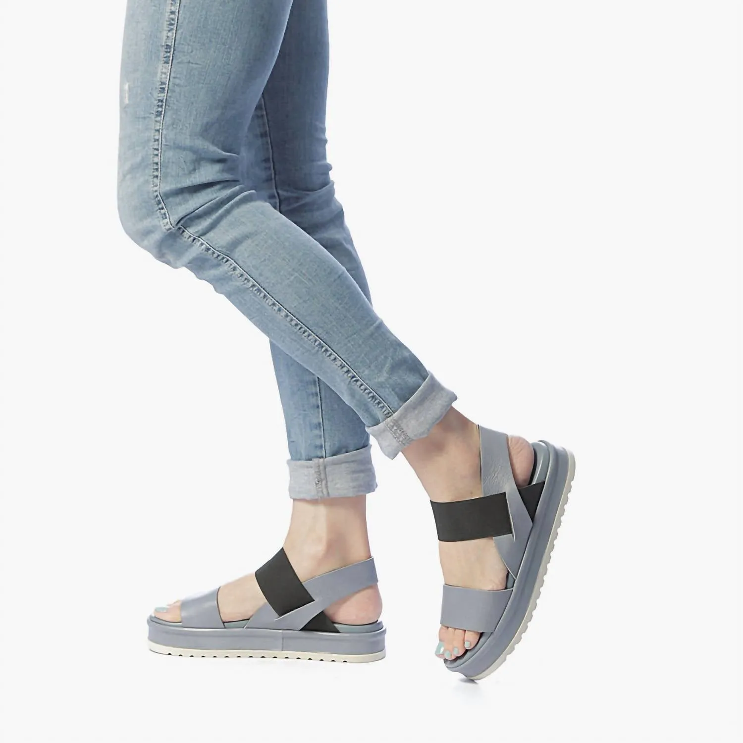 Women's Banded Trekker Sandal In Blue