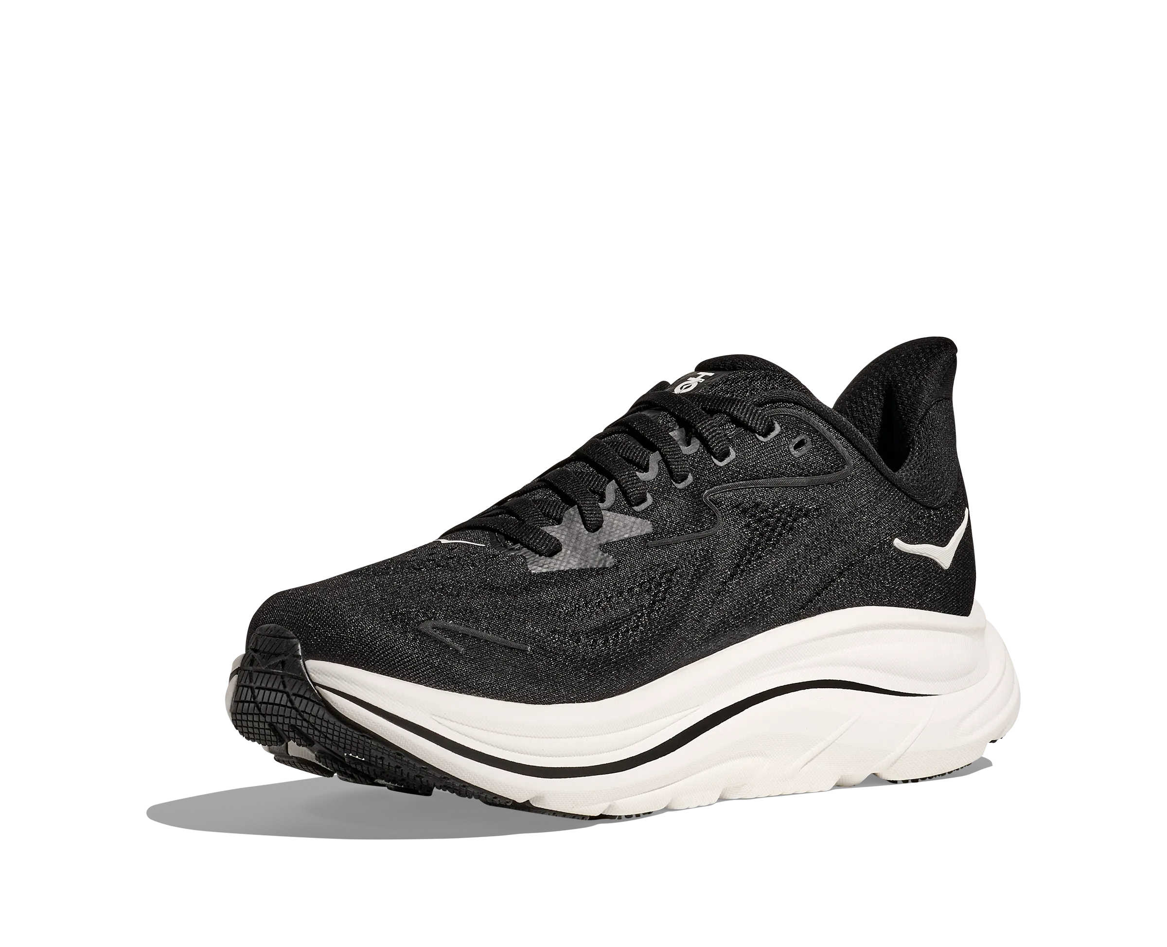 Women's Clifton 10 WIDE (BWHT - Black/White)