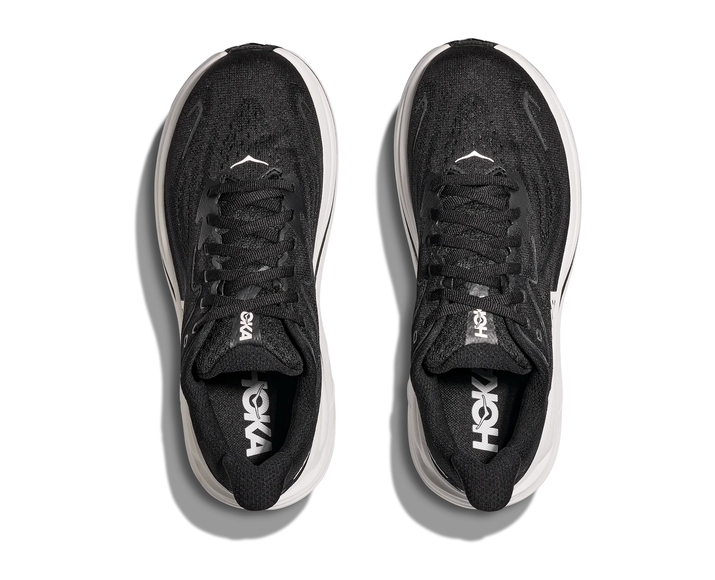 Women's Clifton 10 WIDE (BWHT - Black/White)