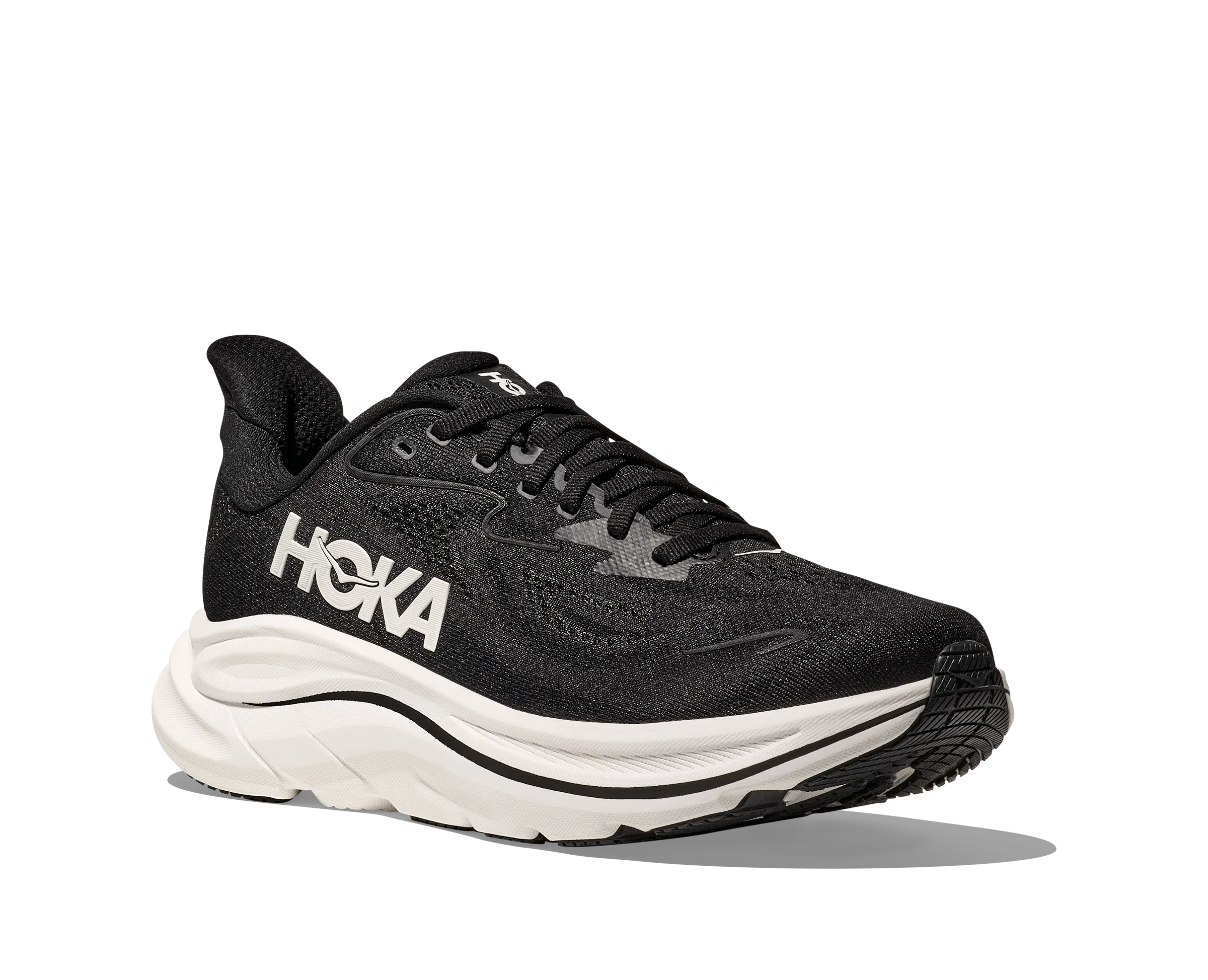 Women's Clifton 10 WIDE (BWHT - Black/White)