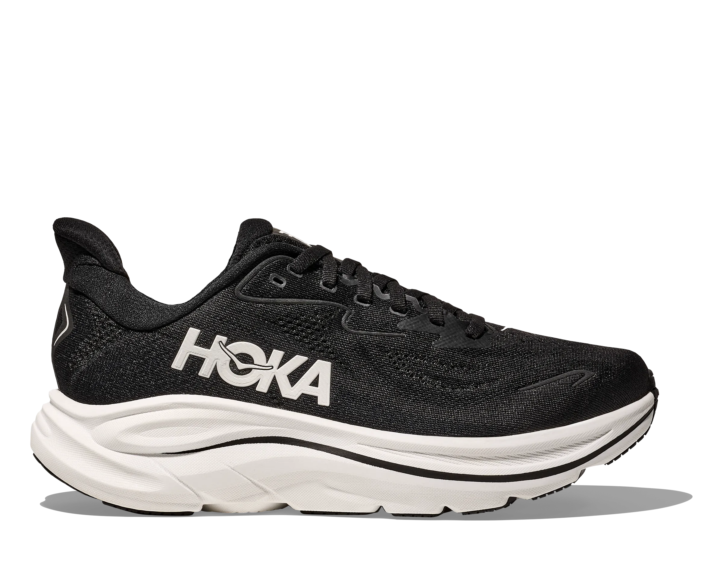 Women's Clifton 10 WIDE (BWHT - Black/White)