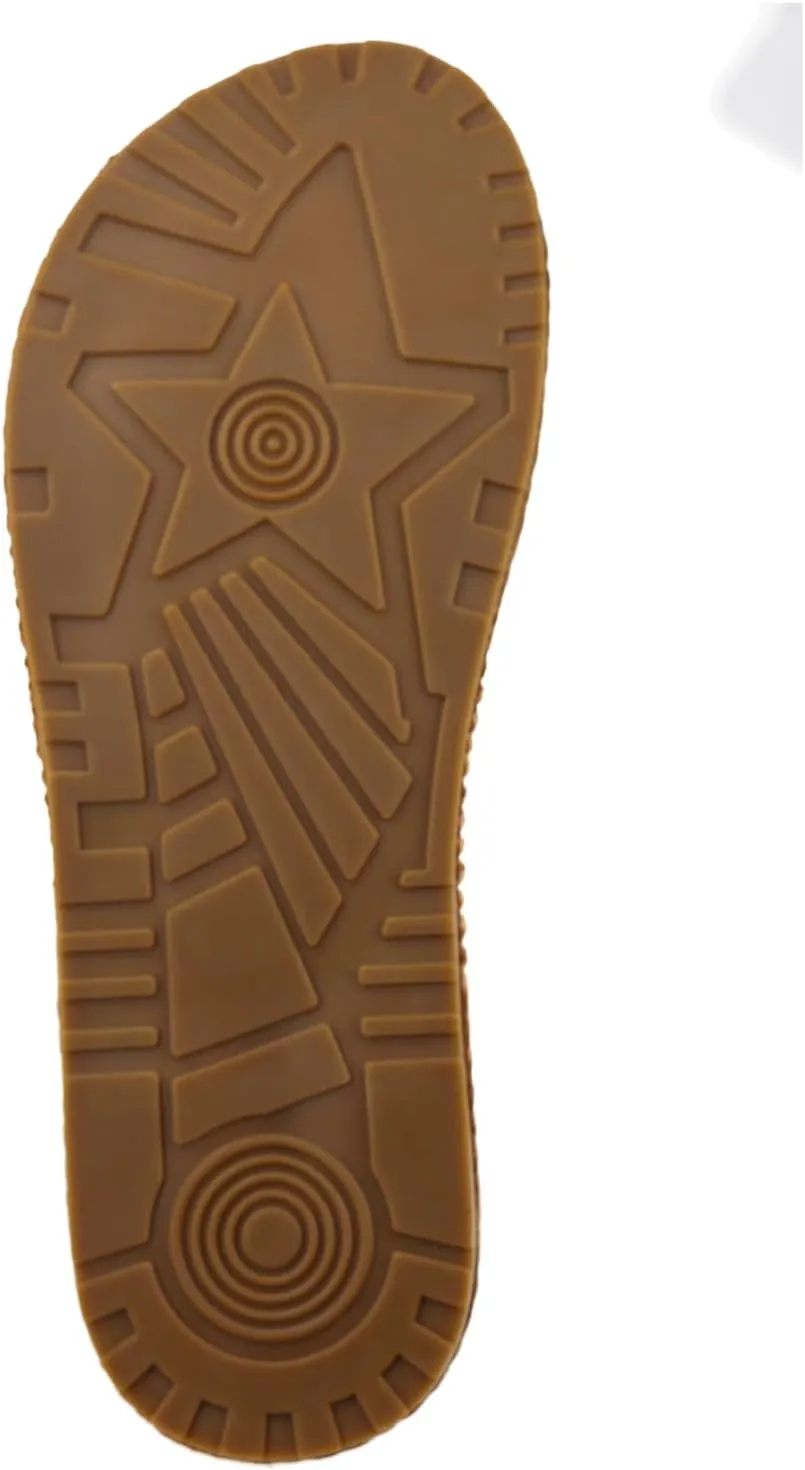 Womens Flat Slide Sandals with 2 Strap Adjustable Buckle Slip on Slides Shoes Non Slip Rubber Sole