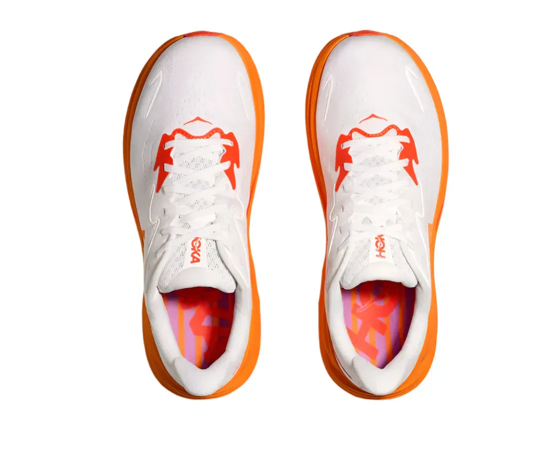 WOMEN'S HOKA CLIFTON 10 | FROST / ORANGE ZEST