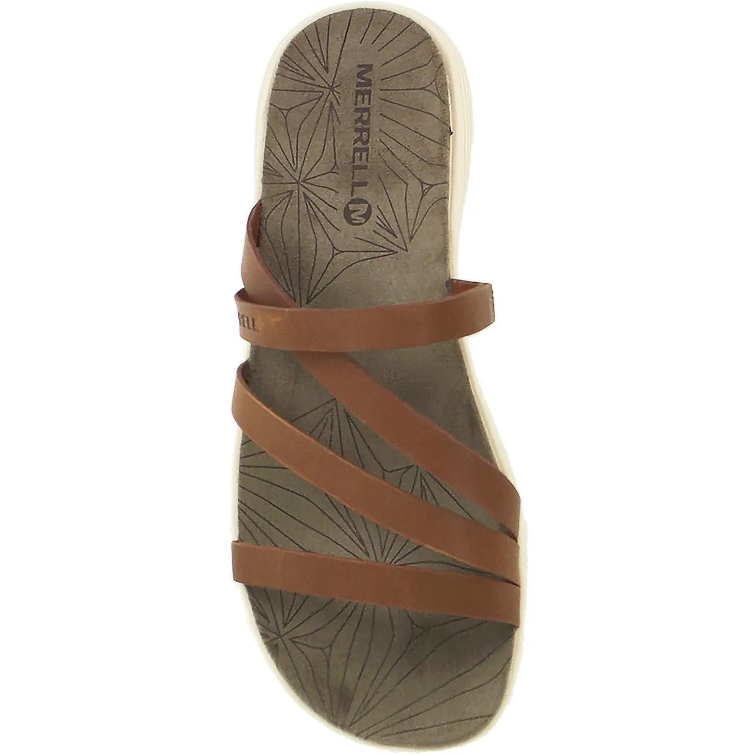 Women's Merrell Duskair Seaway Slide Oak Leather