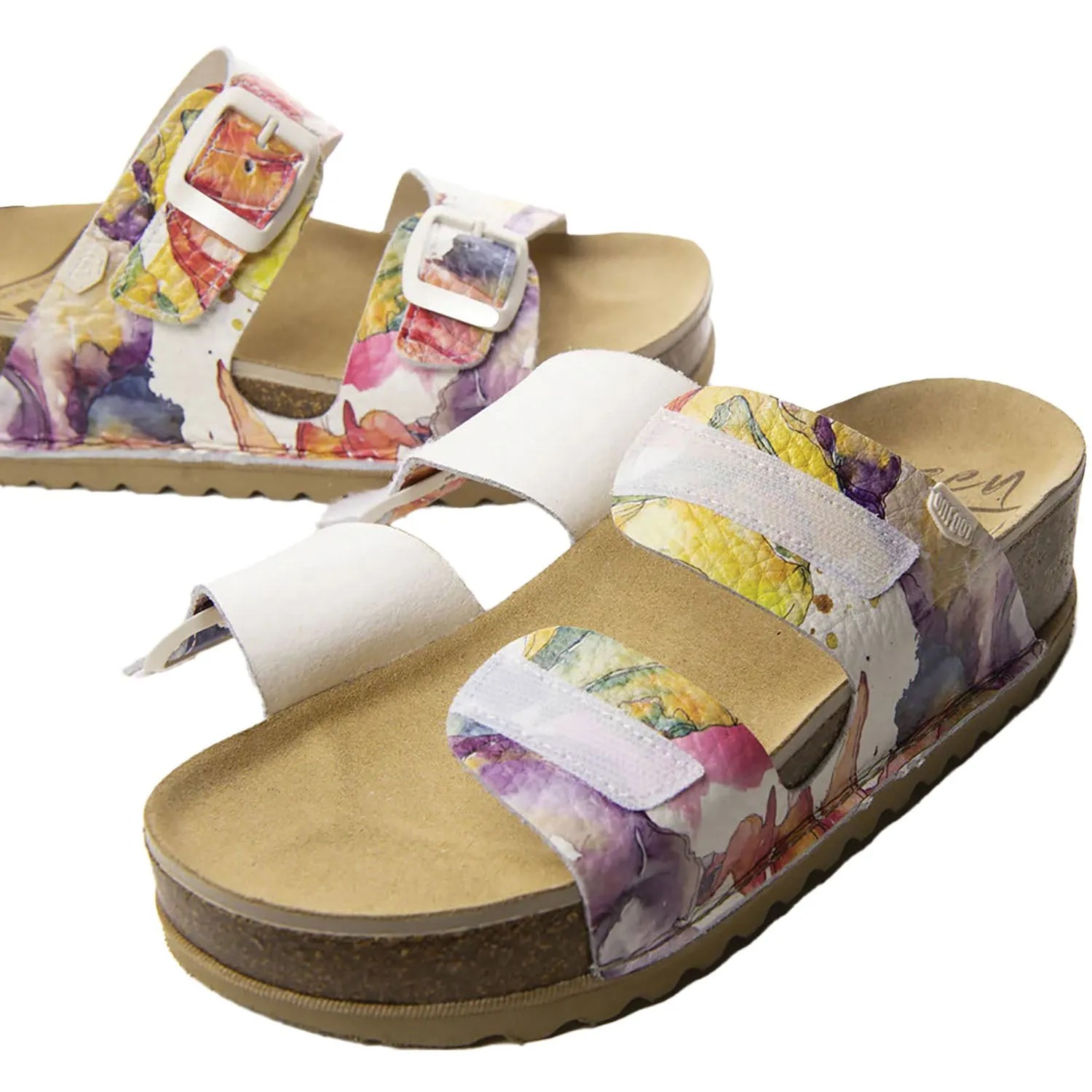 Women's On Foot 1110 Aurora Flowers Leather