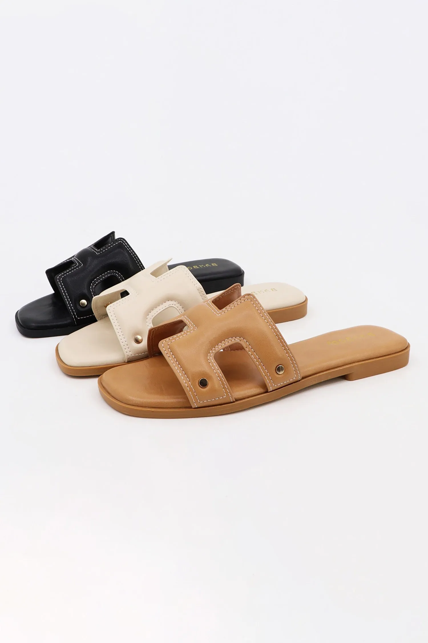 Women's Open Toe H Strap Sandal - IDEA52