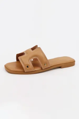Women's Open Toe H Strap Sandal - IDEA52