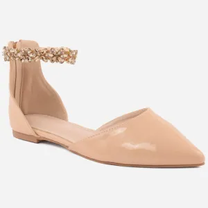 Womwn "JANET" Flat Ankle Strap Sandals