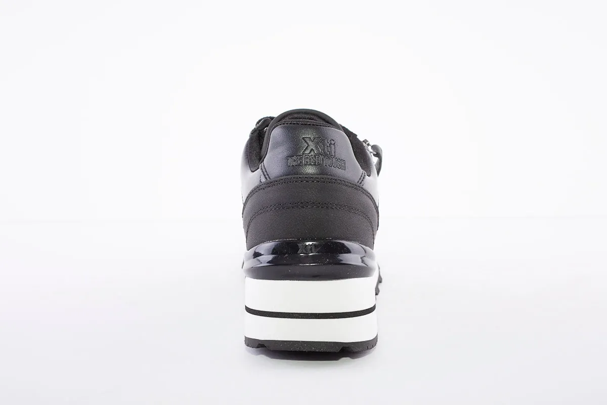 XTI - 43009 LACED FASHION TRAINER - BLACK