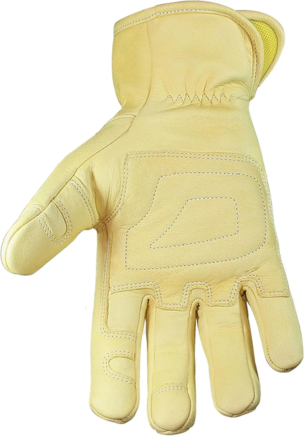 Youngstown Glove Leather Ground Utility Gloves for Men - Kevlar Lined - Cut, Puncture, Flame Resistant, Arc Rated, - Tan, XX-Large